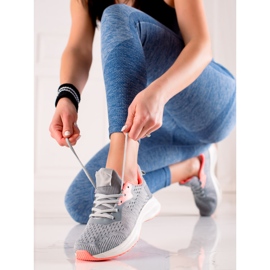 TRENDI Knutna sportskor grå 1