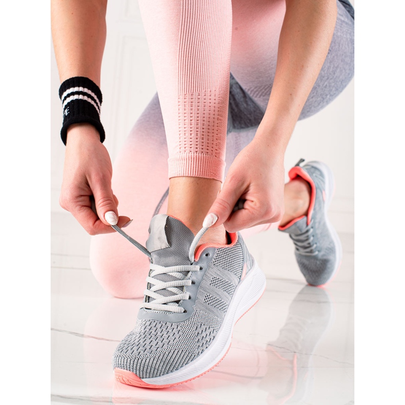 TRENDI Textil sportskor grå 1