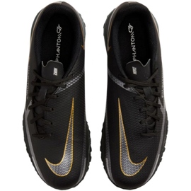 Nike Phantom GT2 Academy Tf Jr DC0817 007 fotbollsskor svart svart 1