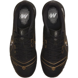 Nike Mercurial Vapor 14 Academy Tf Jr DJ2863 007 fotbollsskor svart svart 1