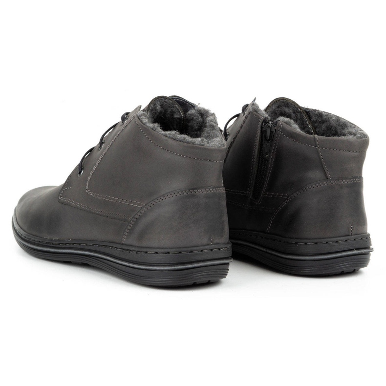 Polbut 339 grå vinterskor för män 4