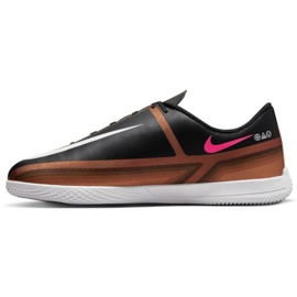 Nike Phantom GT2 Club Qatar Ic Jr DR6060 810 fotbollsskor brun svart beige och brunt 1