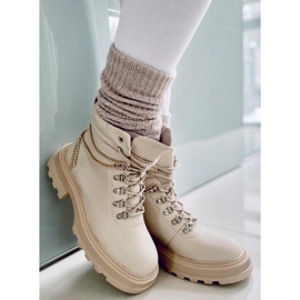PA1 Hudson Beige Trapper Boots 2