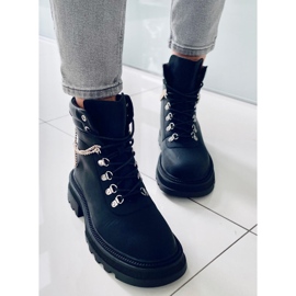 PA1 Hudson Black Trapper Boots svart 2