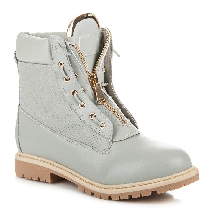 Vices Trappers fästs med dragkedja grå 1