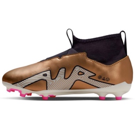 Fotbollsskor Nike Zoom Mercurial Superfly 9 Academy Qatar FG/MG Jr DR6044 810 brun beige och brunt 1