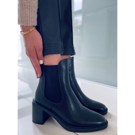 BM Klassiska Clea Black högklackade stövlar svart 1