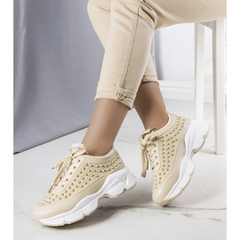 BM Suzeta beige sneakers för kvinnor 1