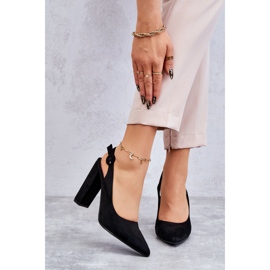 PA1 Högklackade Pumps Svart Alanza 1