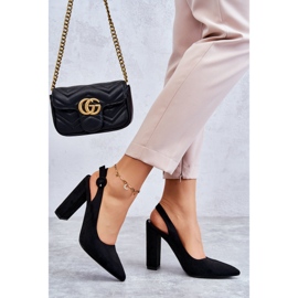 PA1 Högklackade Pumps Svart Alanza 2