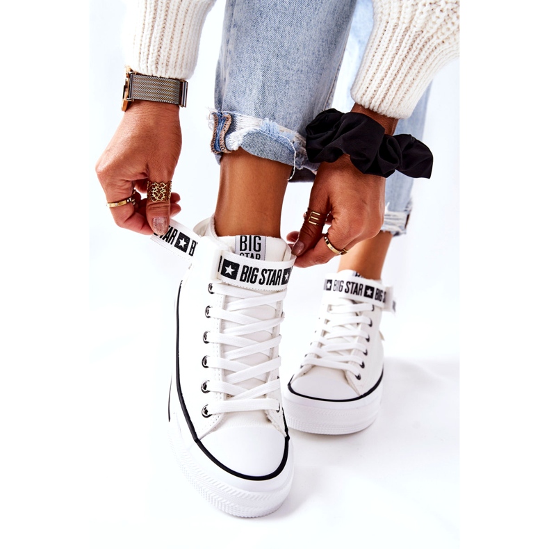 Högisolerade sneakers Big Star GG274027 Vit 4