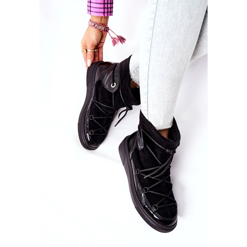 FILIPCZYK Isolerade mocka stövlar snöstövlar svart 2