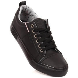 Svarta eko läder sneakers Big Star KK274006 1