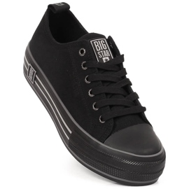 Damsneakers på plattformen svarta Big Star LL274184 1