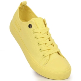 Skor, sneakers Big Star W LL274026 INT1819B gul 1