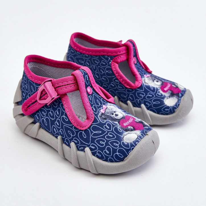 BEFADO S.A. Skor Tofflor Befado Bear 110P469 Marin-rosa marinblå 1