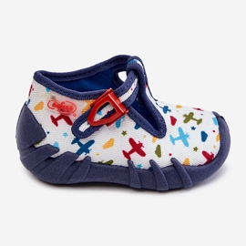 BEFADO S.A. Skor Tofflor Befado Planes 110P463 Vit och Marinblå 2