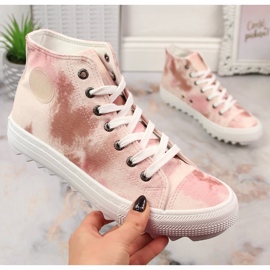 Beige Big Star dam ankel sneakers LL274048 1