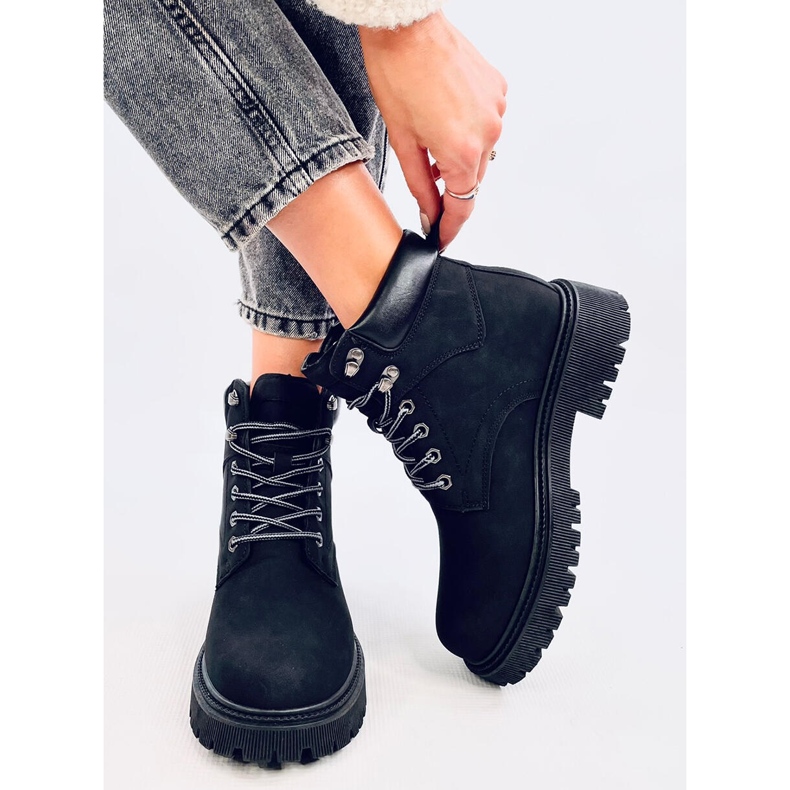 Trapper boots isolerade Basco Black svart 1