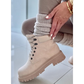 Inna Trapper boots isolerade Basco Beige 2
