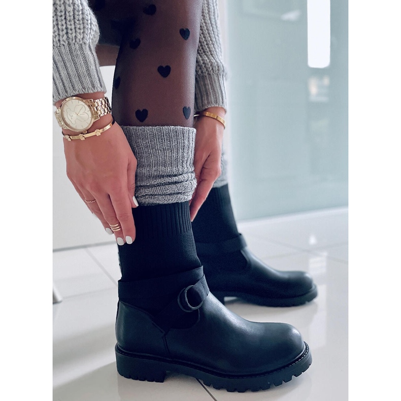 Stövlar med flexibel Walls Black ovandel svart 2