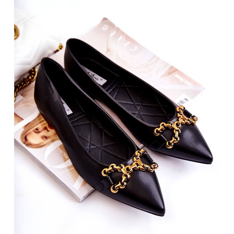 WS1 Damballerinor i spets med svart Carlos-prydnad 4