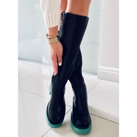 PA1 Stövlar med färgade sulor från Woods BLACK/BLUE svart blå 1