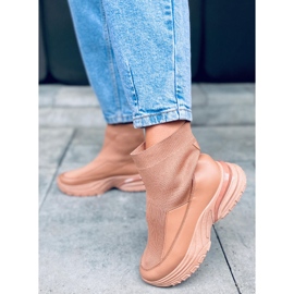 PA1 Goko Camel strumpor strumpor beige 1