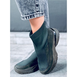 PA1 Goko Green sock sportskor grön 1