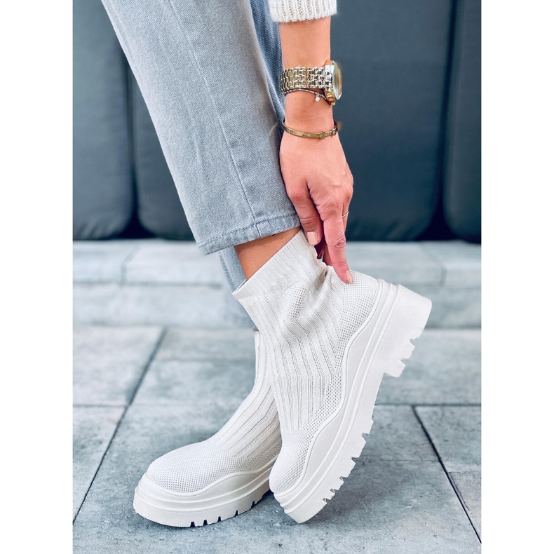 PA1 Strumpor hög ankel Silva Beige 2