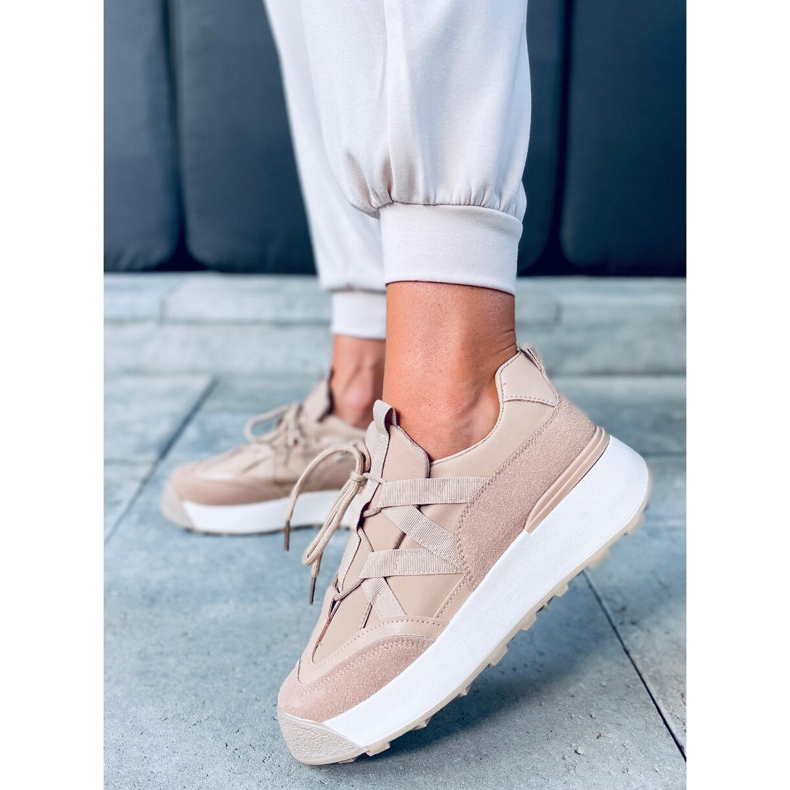 PA1 Ting Khaki tränare beige 1