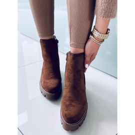 Ragga Khaki högklackade stövlar brun 1