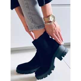 Ragga Svarta högklackade ankelboots 2