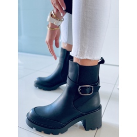 PA1 Carter Svarta stövlar med bred klack 2