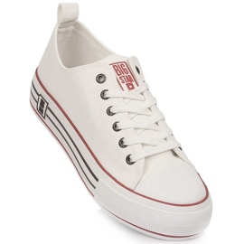 Damsneakers på plattformen vita Big Star LL274180 1