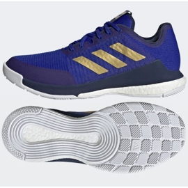 Volleybollskor adidas CrazyFlight Mid M HQ3488 blå blå 1