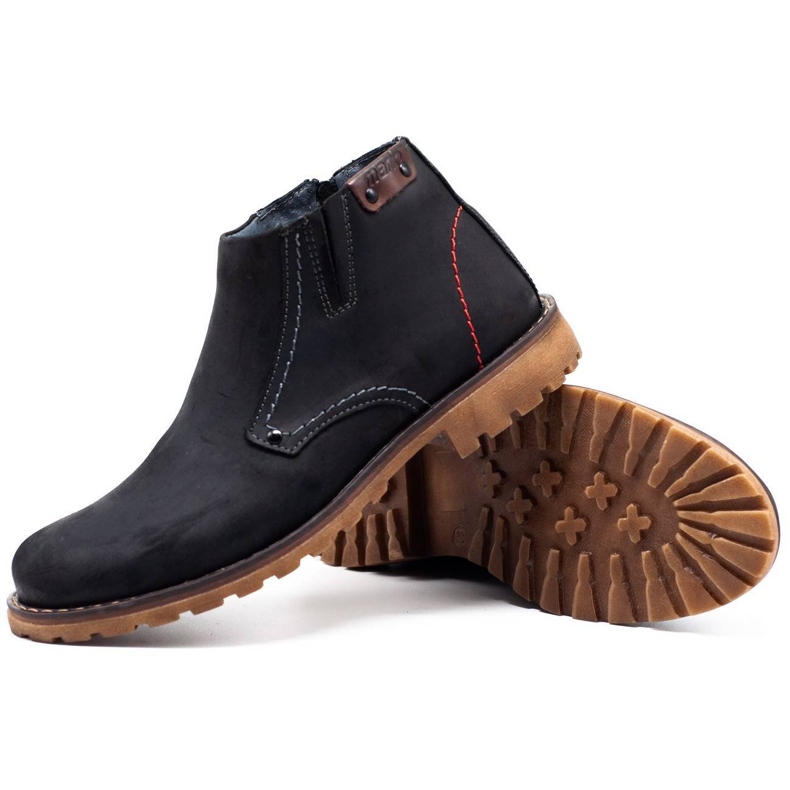 Olivier Herrstövlar 815 svarta läderskor 2