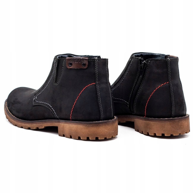 Olivier Herrstövlar 815 svarta läderskor 4