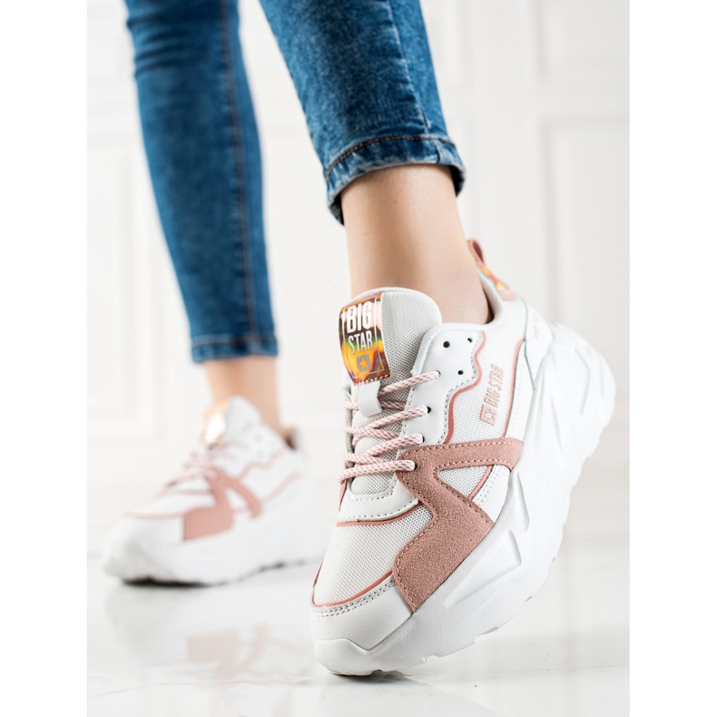 Damsneakers Big Star JJ274602 vit 1