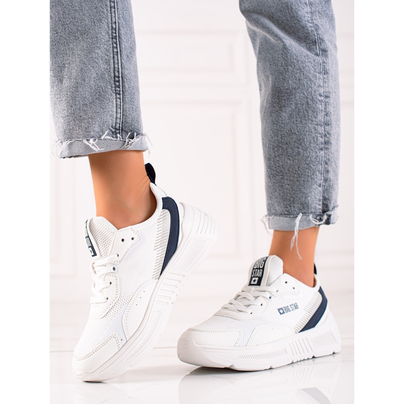 Sneakers för damer Big Star JJ274596 vit 1