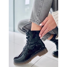 PA1 Patent martensiaki boots Mike Black Patent Pu svart 1