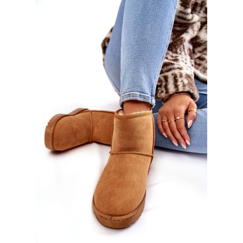 FR1 Varma snöstövlar för kvinnor Ljusbrun Virgina 3