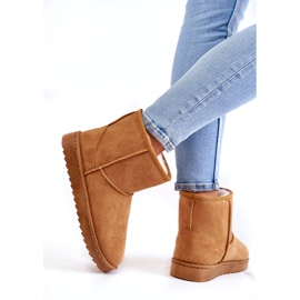 FR1 Varma snöstövlar för kvinnor Ljusbrun Virgina 2