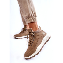 PA1 Kvinnors varma vandringsskor Trappers Beige Otto 1
