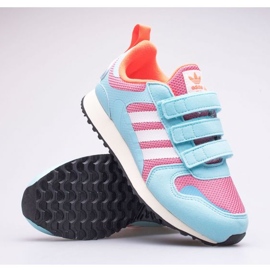 Skor adidas Zx 700 Hd Cf C Jr FY2654 blå rosa 1