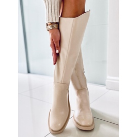 PA1 Adams Beige klassiska stövlar för kvinnor 2