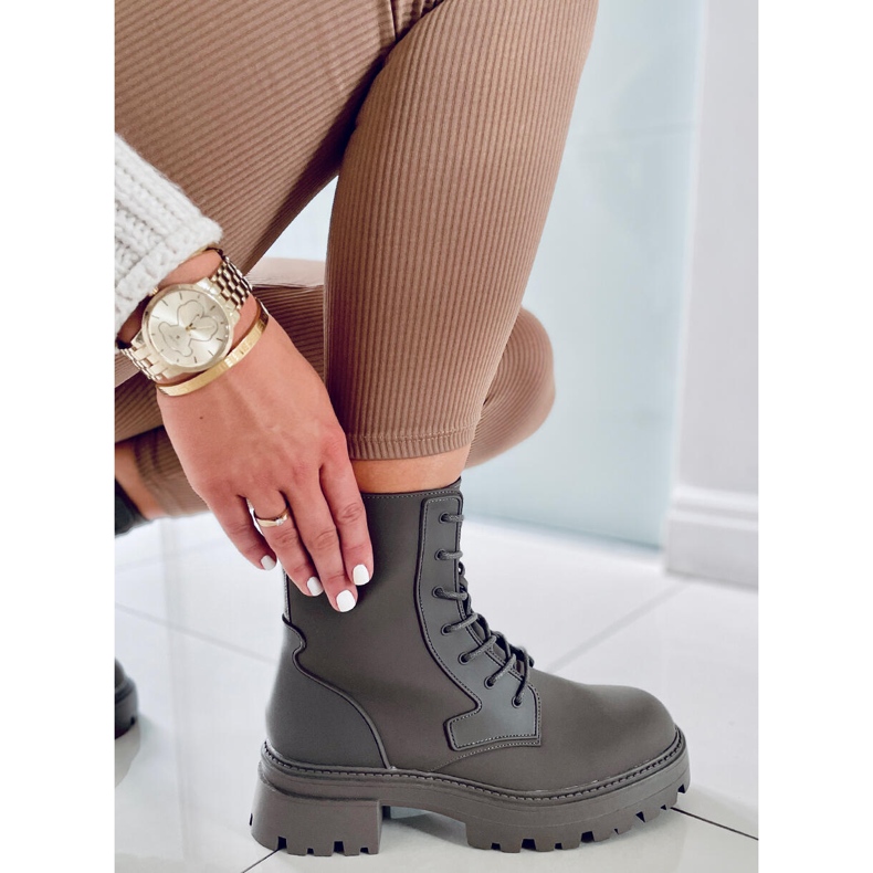 PA1 Tamar Gröna snörstövlar 1