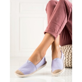 DK Fashionabla lila espadrillor violett 1