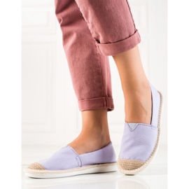 DK Fashionabla lila espadrillor violett 2
