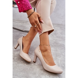 Sergio Leone Dam Pumps Light Beige Orsola 1